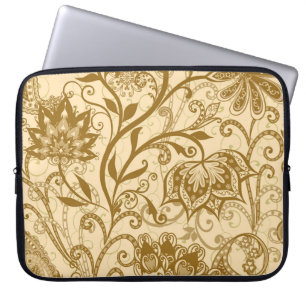 Ethnic Mandalas: Indian Style Pattern Laptop Sleeve