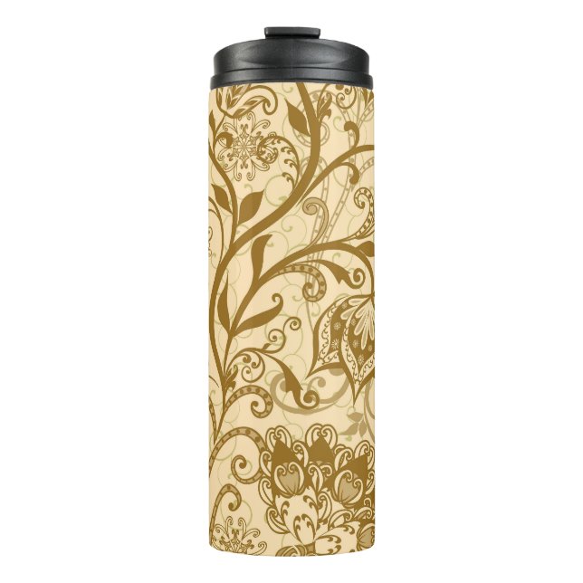 Ethnic Mandalas: Indian Style Pattern Thermal Tumbler (Front)