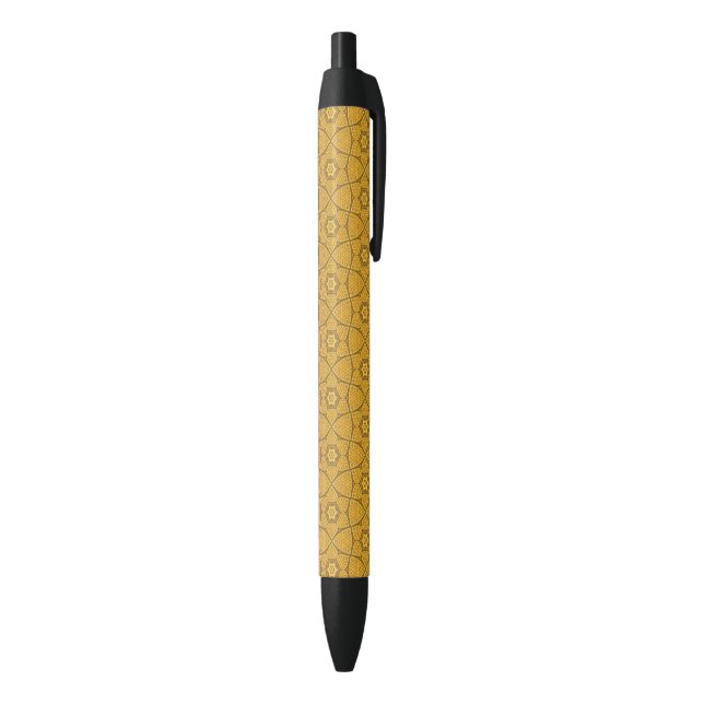 Ethnic modern geometric pattern 2 black ink pen (Bottom (Vertical))