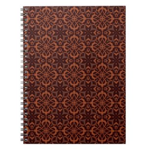 Ethnic modern geometric pattern notebook