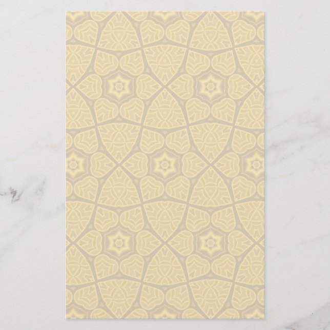 Ethnic modern geometric pattern stationery (Front)