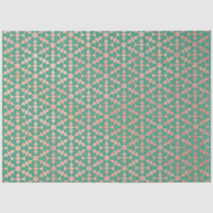 Ethnic Moroccan Geometric Mosaic Pattern  Tissue Paper