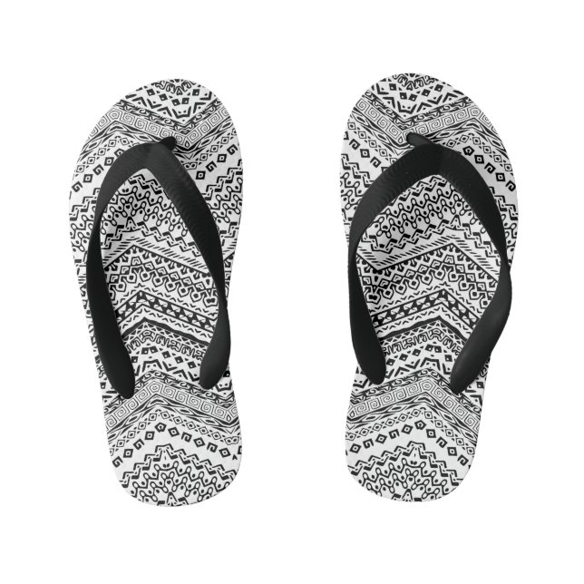 Ethnic Motifs 2 Kid's Jandals (Footbed)