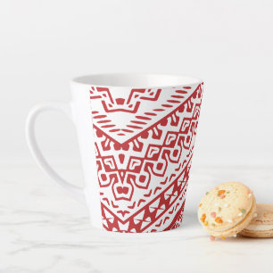 Ethnic Motifs 3 Latte Mug