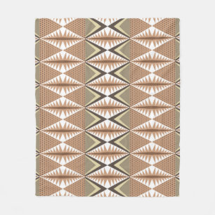 Ethnic Motifs: Elegant Folk Pattern. Fleece Blanket