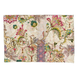 Ethnic Mughal Floral Paisley Pillowcase