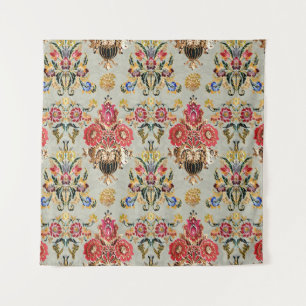 Ethnic Mughal Floral: Vintage Pattern. Tapestry