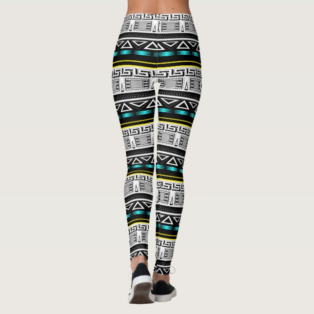 Ethnic ornament leggings (Back)