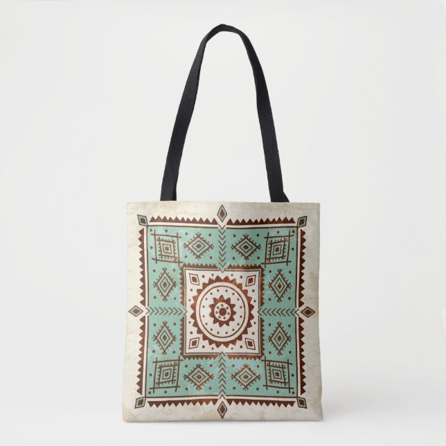 Ethnic ornament tote bag (Front)