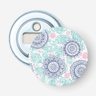 Ethnic Paisley Pattern Bottle Opener