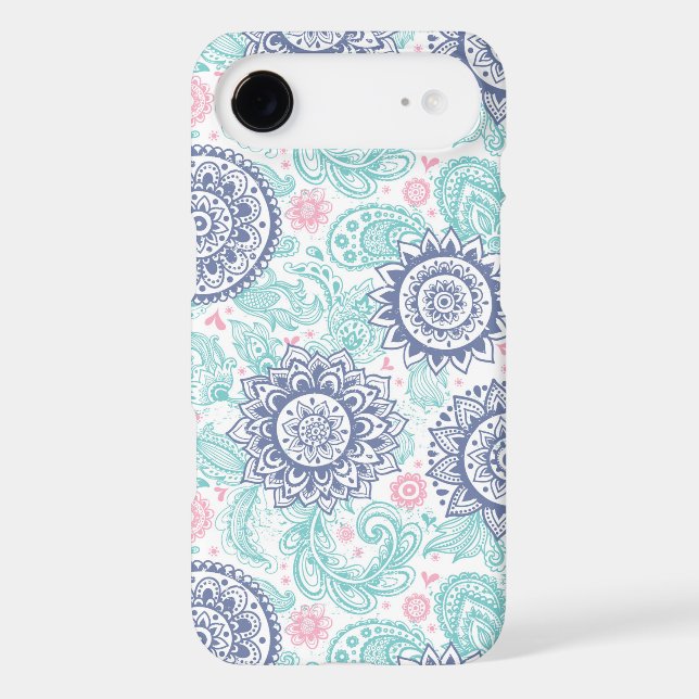 Ethnic Paisley Pattern Case-Mate iPhone Case (Back)