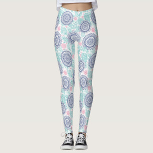 Ethnic Paisley Pattern Leggings