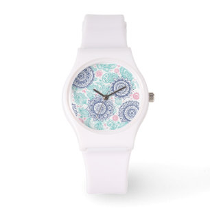 Ethnic Paisley Pattern Watch