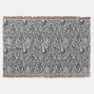 Ethnic pattern 3 throw blanket