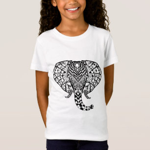 Ethnic Pattern Elephant T-Shirt