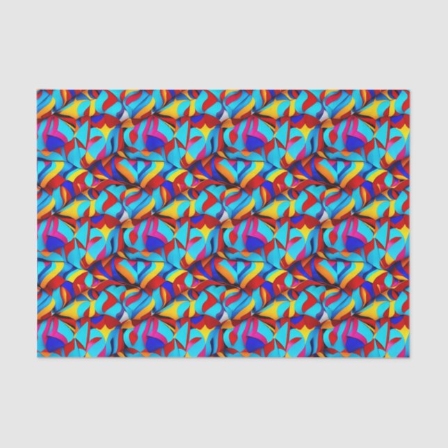 Ethnic pattern, Ethnic design, Ethnic Tissue Paper (Front)