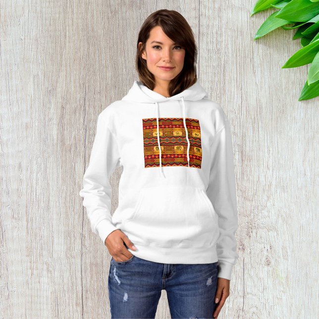 Ethnic Pattern Hoodie (Creator Uploaded)
