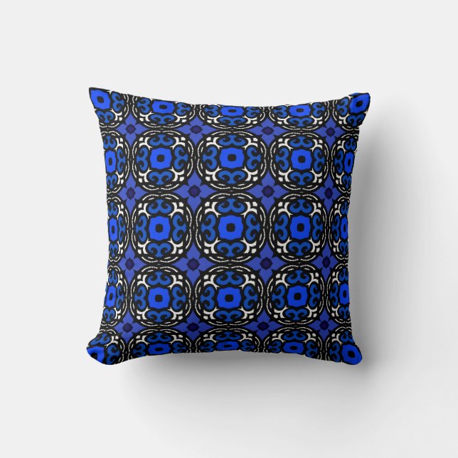 Ethnic Pattern with Turkish Motifs Cushion (Front)