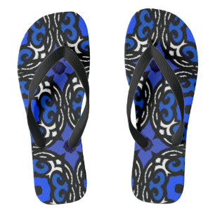 Ethnic Pattern with Turkish Motifs Jandals