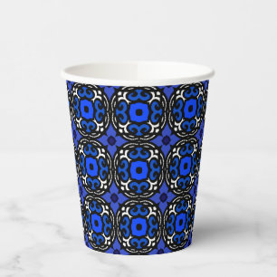 Ethnic Pattern with Turkish Motifs Paper Cups