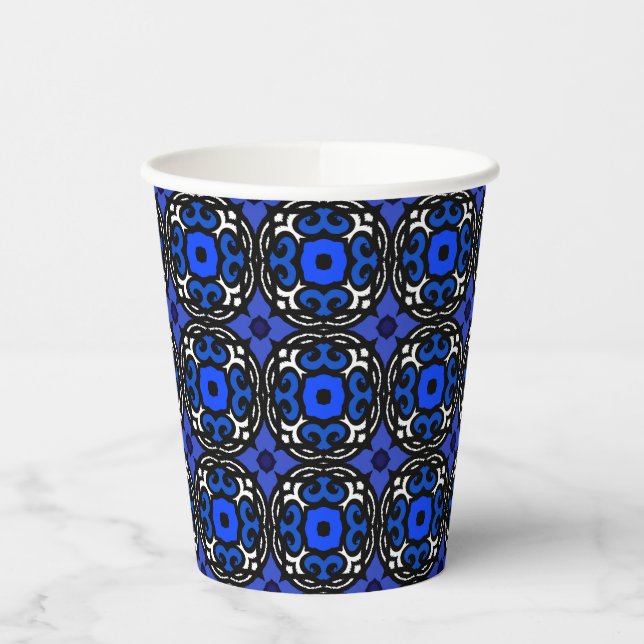 Ethnic Pattern with Turkish Motifs Paper Cups (Left)