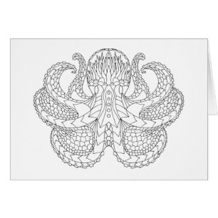 Ethnic Patterned Octopus