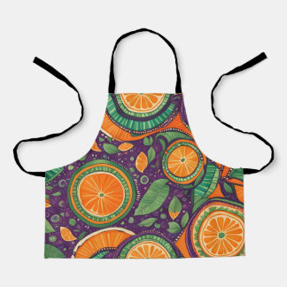 Ethnic seamless pattern apron