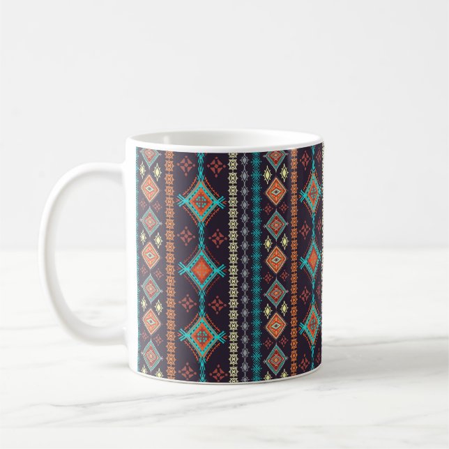 Ethnic seamless pattern coffee mug (Left)