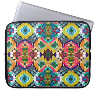 Ethnic seamless pattern. Ethnic boho ornament. Rep Laptop Sleeve