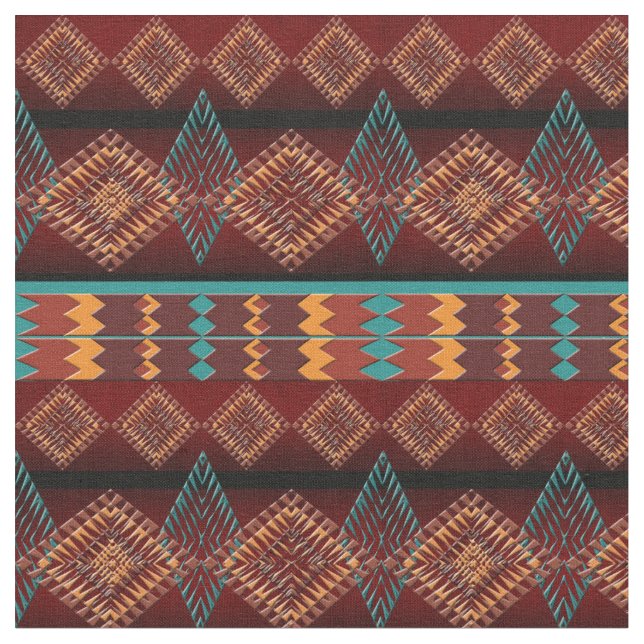 ethnic seamless pattern fabric (Close Up)
