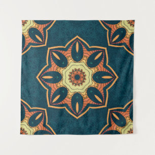 Ethnic seamless pattern with mandala. illustration tapestry
