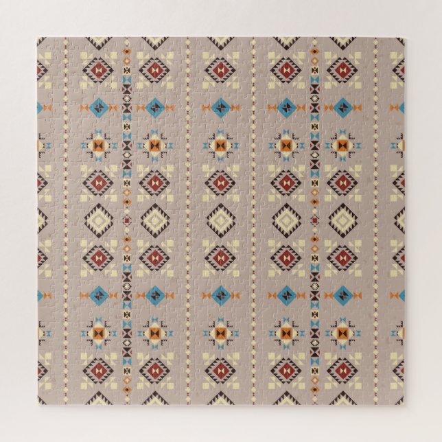 Ethnic: seamless tribal pattern jigsaw puzzle (Vertical)
