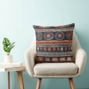 ethnic simple background cushion