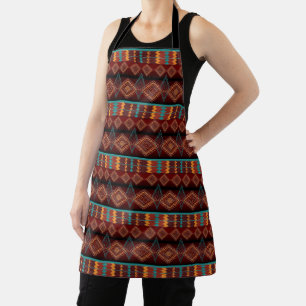 Ethnic Southwesetrn  Geometric pattern Apron
