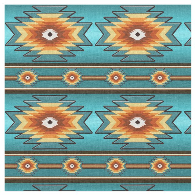 ethnic southwestern pattern fabric (Close Up)