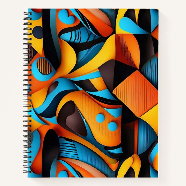 Ethnic Spiral Notebook (Front)