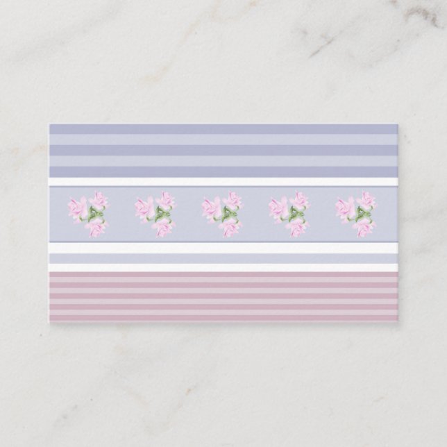 ethnic, striped, patchwork appointment card (Front)