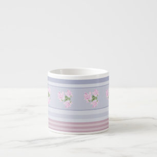 ethnic, striped, patchwork espresso cup