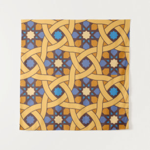 Ethnic Style Abstract Mosaic Pattern Tapestry