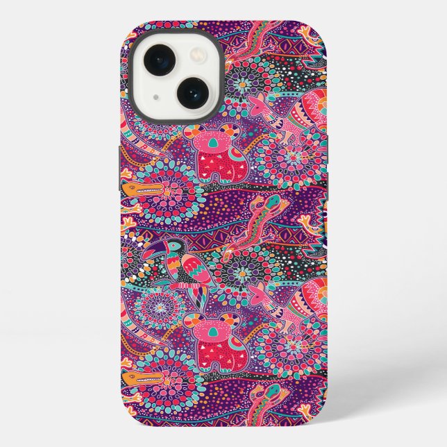 Ethnic Style Animal Pattern iPhone Case (Back)