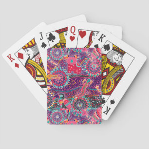 Ethnic Style Animal Pattern Playing Cards
