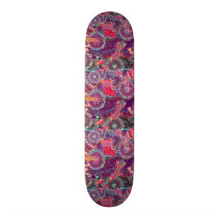 Ethnic Style Animal Pattern Skateboard