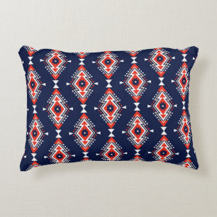 Ethnic style, geometric seamless pattern. decorative cushion