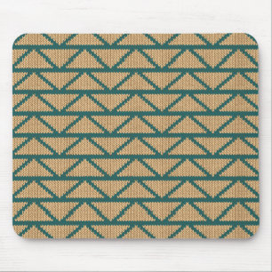 Ethnic Style Knitted Pattern Mouse Pad