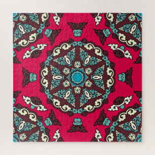 Ethnic style, vintage decorative seamless texture. jigsaw puzzle