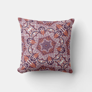 Ethnic style, vintage decorative texture. cushion
