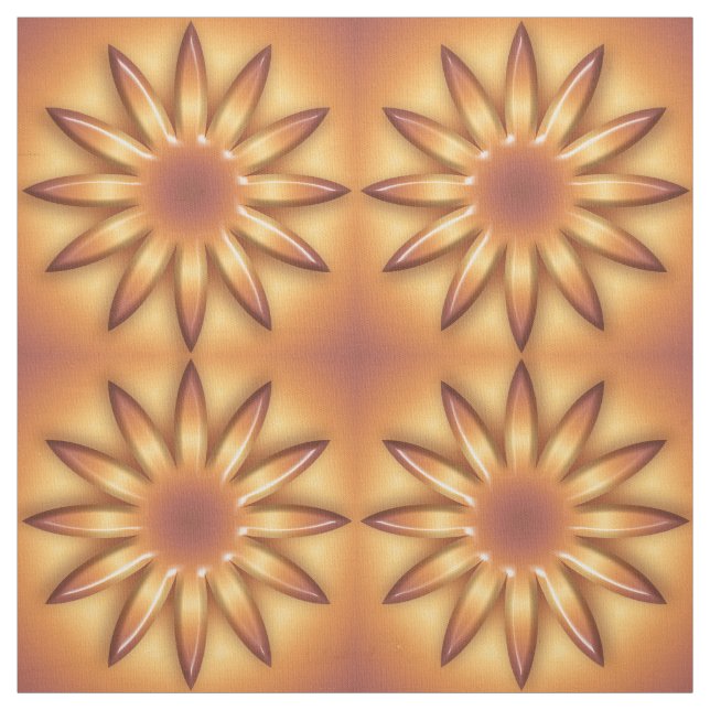 Ethnic sun. Abstract geometric gradient pattern. Fabric (Swatch)