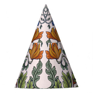 Ethnic Traditional: Decorative Vintage Floral Party Hat