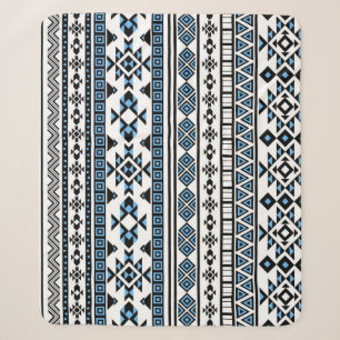 Ethnic Triangle Geometric Navajo Pattern Sherpa Blanket