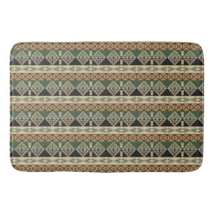 ethnic tribal african pattern bath mat